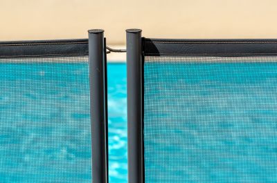 Pool Safety Fence Installation detail